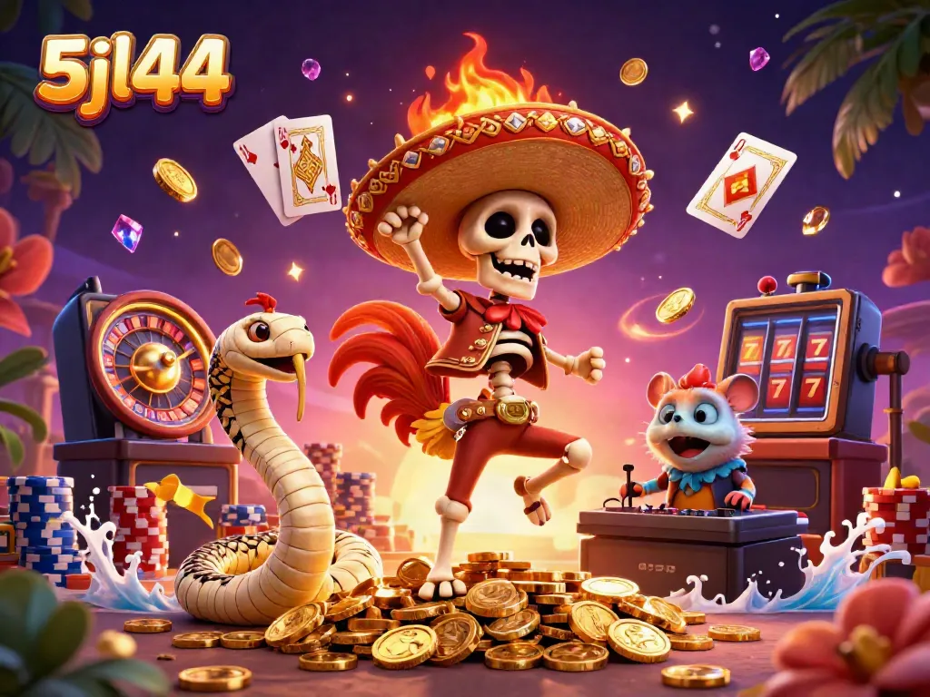 Celebrate wins with the dynamic 5jl44 casino scene featuring exciting gaming elements.