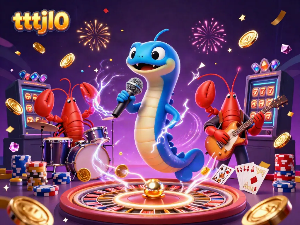 Experience thrilling wins with the vibrant tttjl0 underwater casino scene, featuring colorful gaming elements and characters.