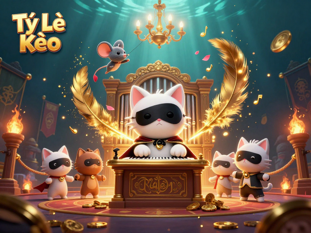 Engage with Tỷ Lệ Kèo through thrilling casino scenes filled with animated characters and vibrant gambling elements.