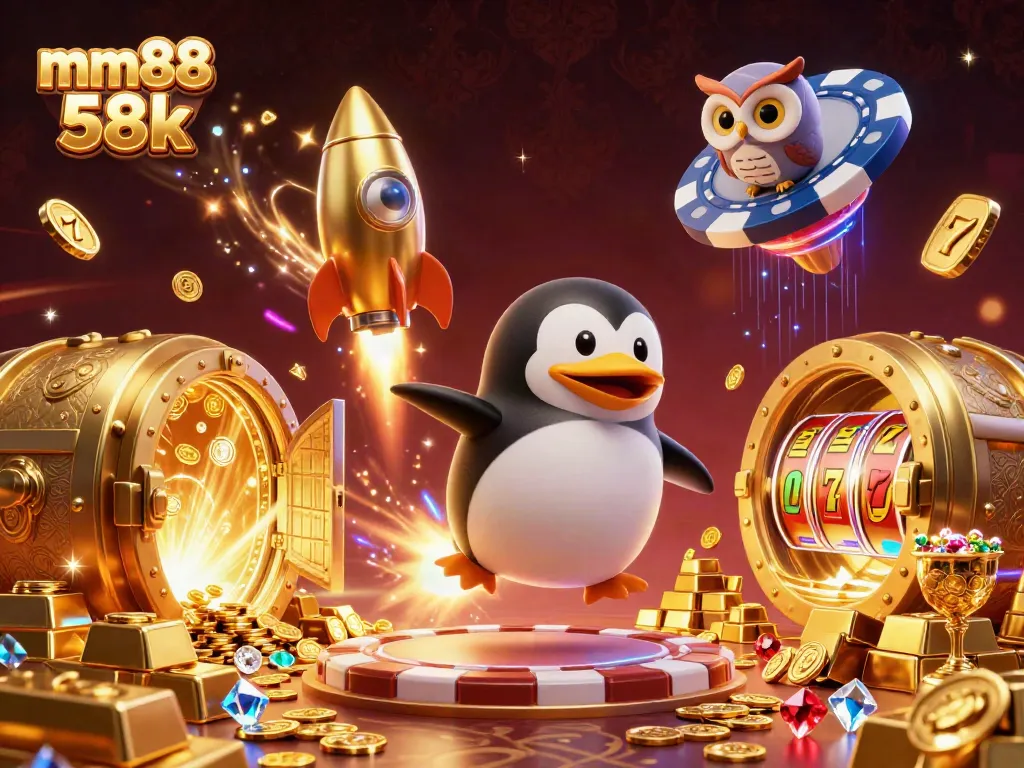 Experience winning opportunities at mm88 58k in a vibrant casino-themed space journey.