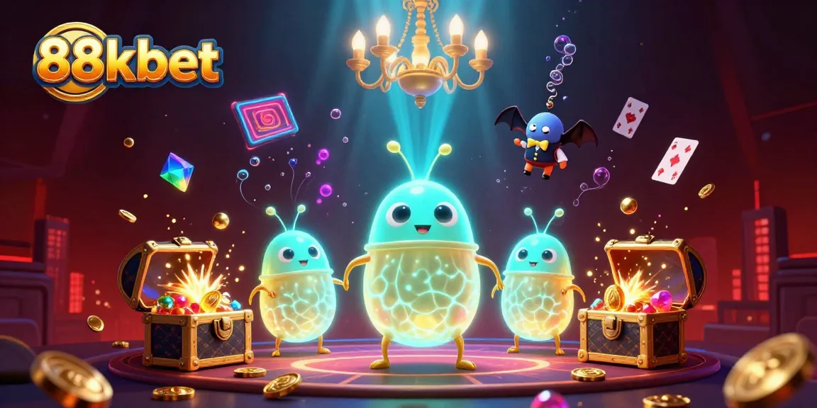 Experience thrilling gameplay at 88kbet with glowworms and bat dealer in an enchanting casino