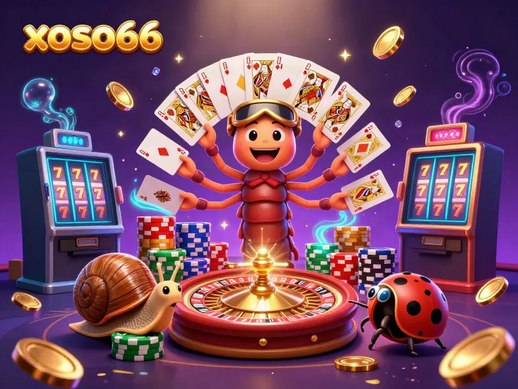 Experience thrilling gameplay and strategy with xoso66's unique casino adventure featuring a lively dealer and players.