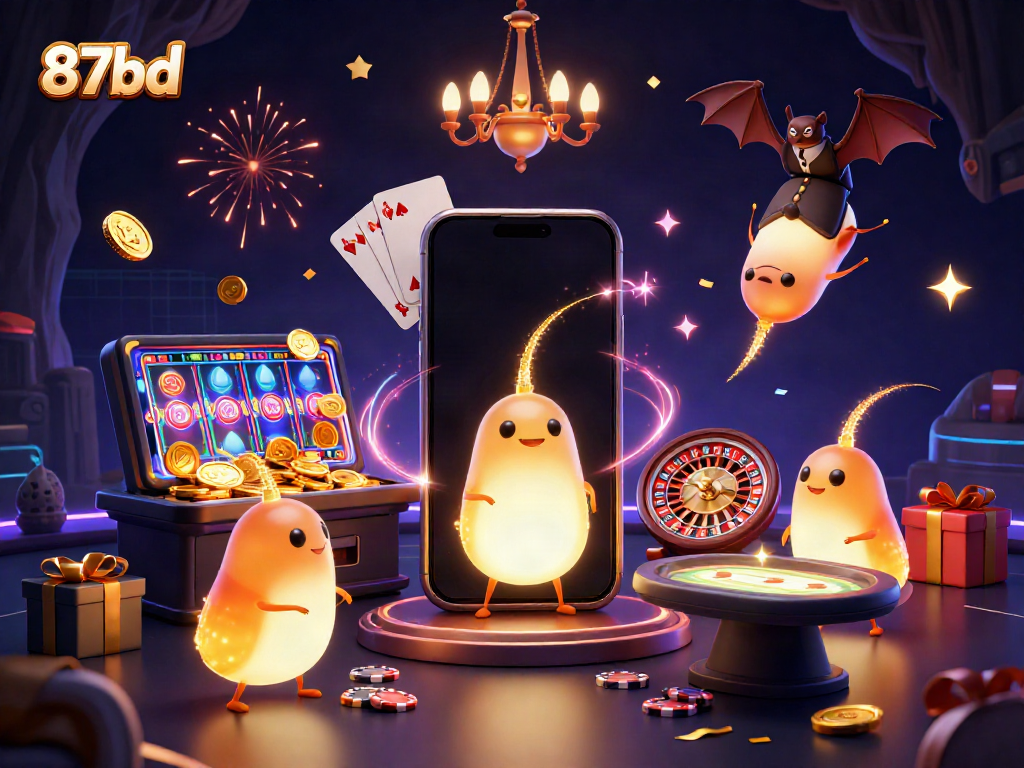 Experience thrilling games at 87bd casino, illuminated by enchanting glowworms and bursting with excitement.