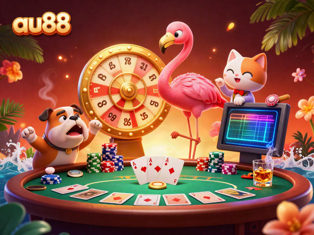 Engage with exciting gaming moments at au88 with vibrant characters and casino action.