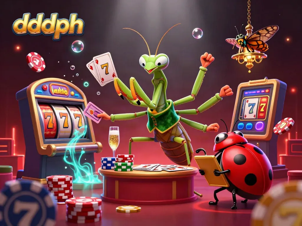 Experience thrilling gameplay with dddph's vibrant 3D casino scene full of excitement and rich details.
