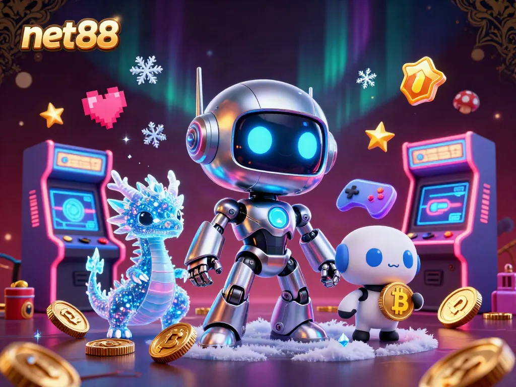 Experience thrilling betting moments with net88, featuring dynamic casino characters in an exciting scene.